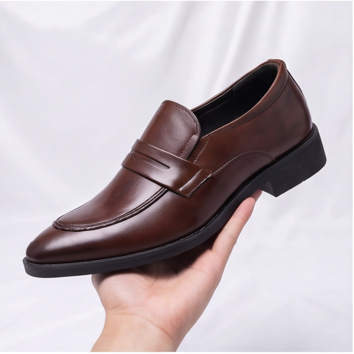 Amalfi Leather Slip-On Loafers