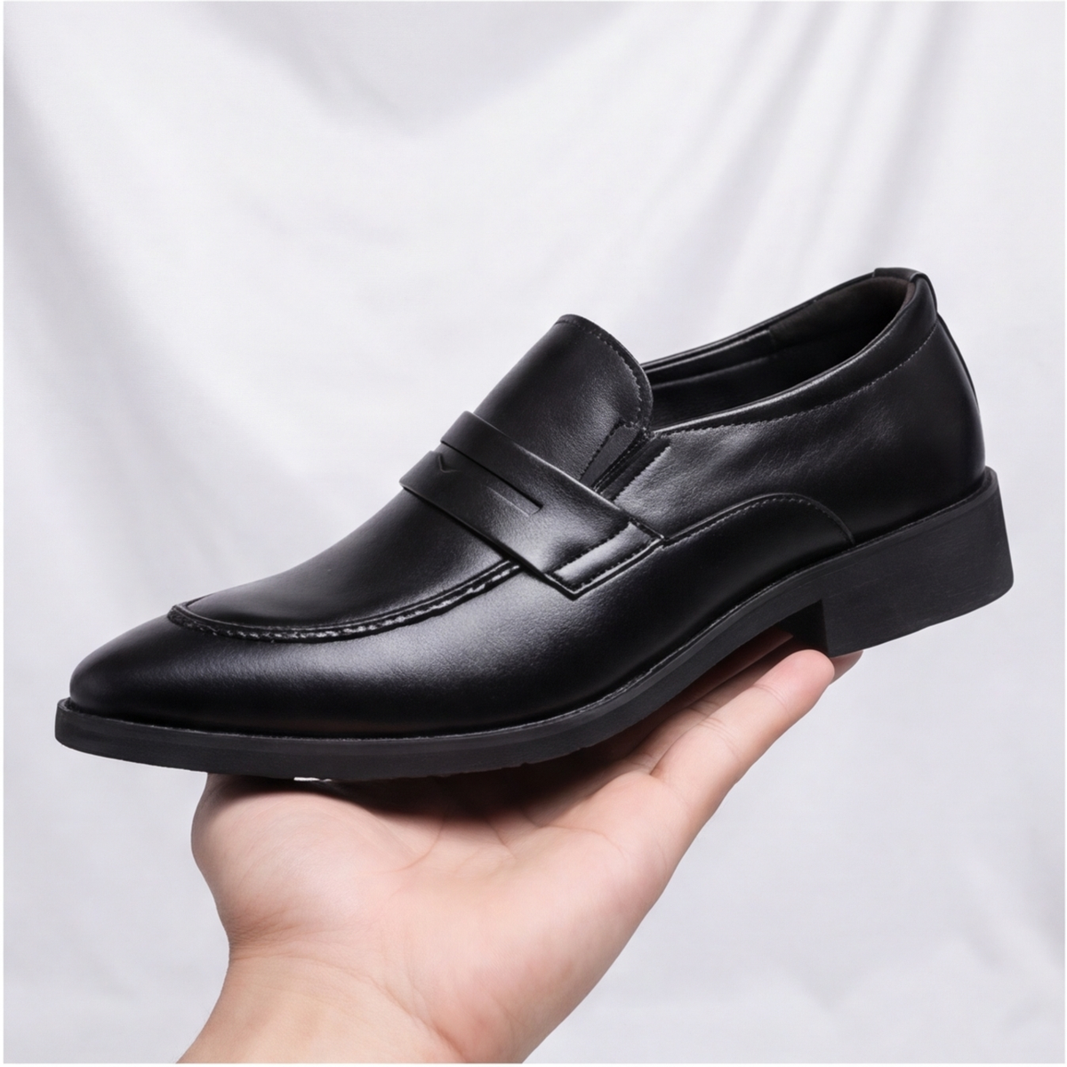 Amalfi Leather Slip-On Loafers