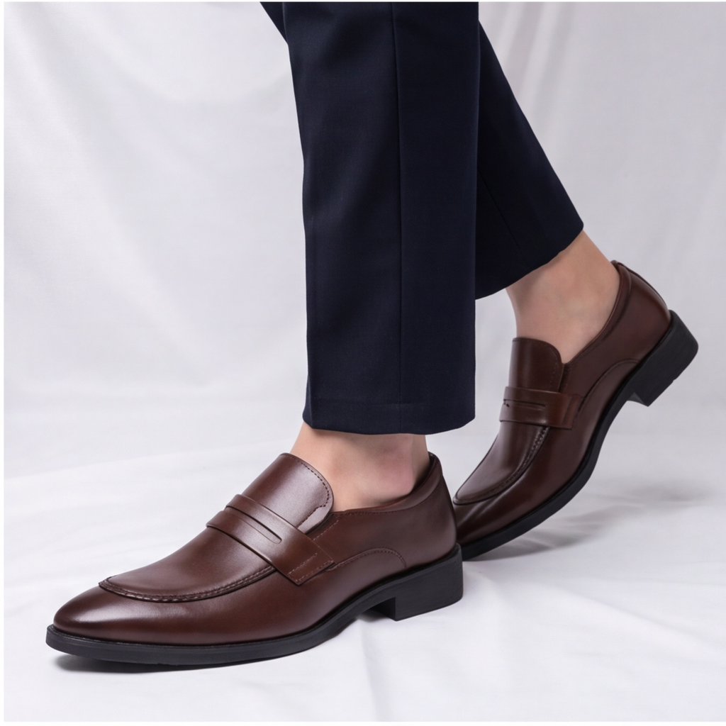 Amalfi Leather Slip-On Loafers
