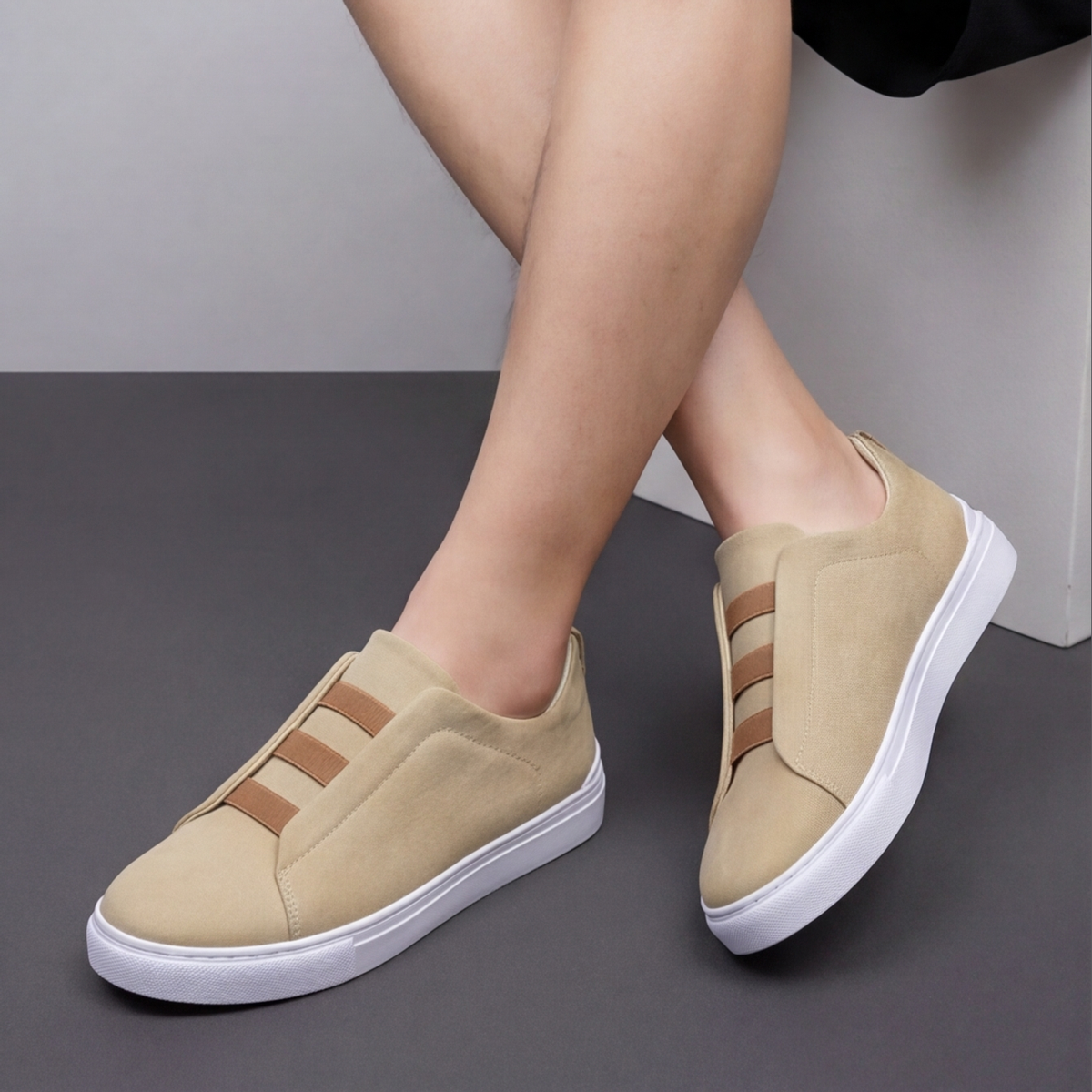 Chelsea Canvas Slip-On Sneakers