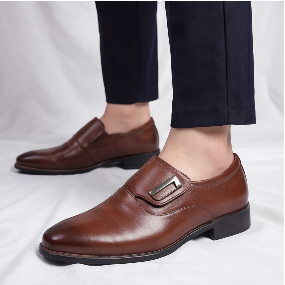 Stefano Genuine Leather Loafers