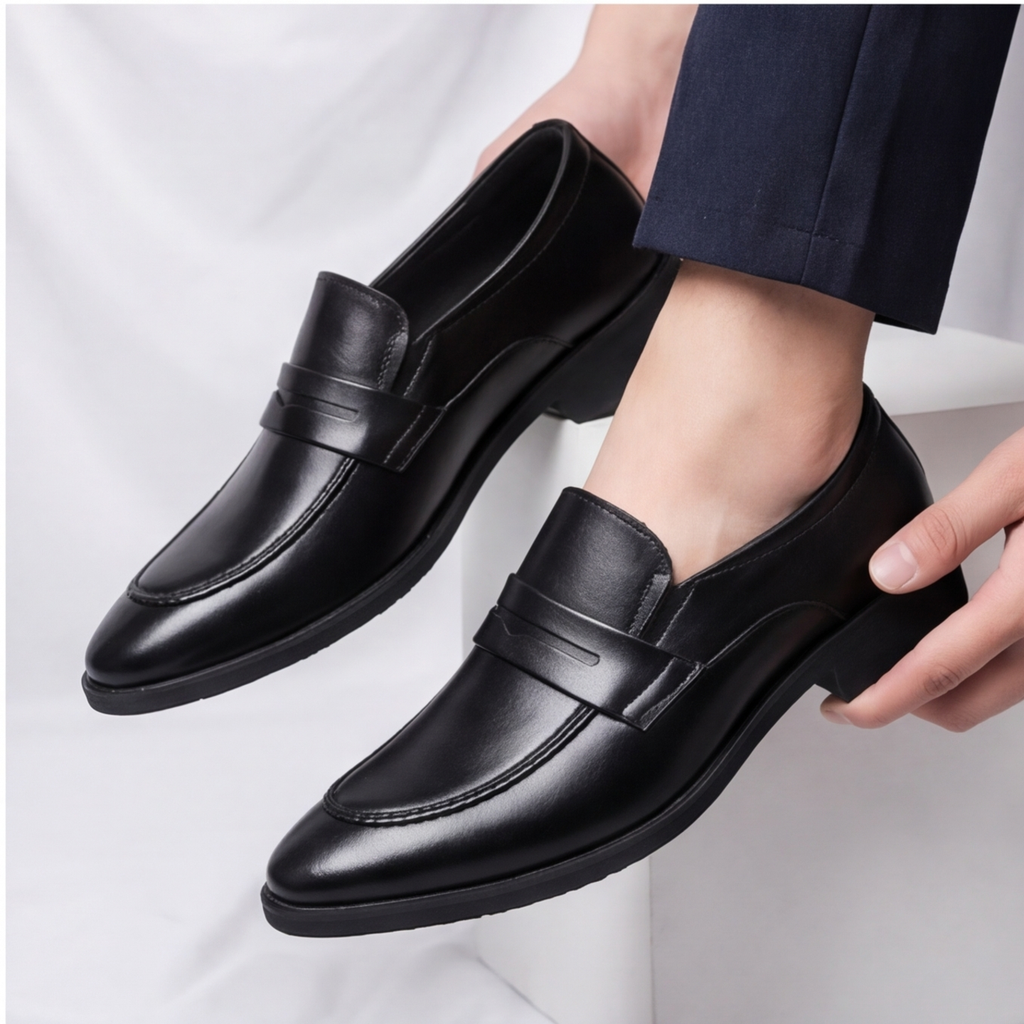 Amalfi Leather Slip-On Loafers