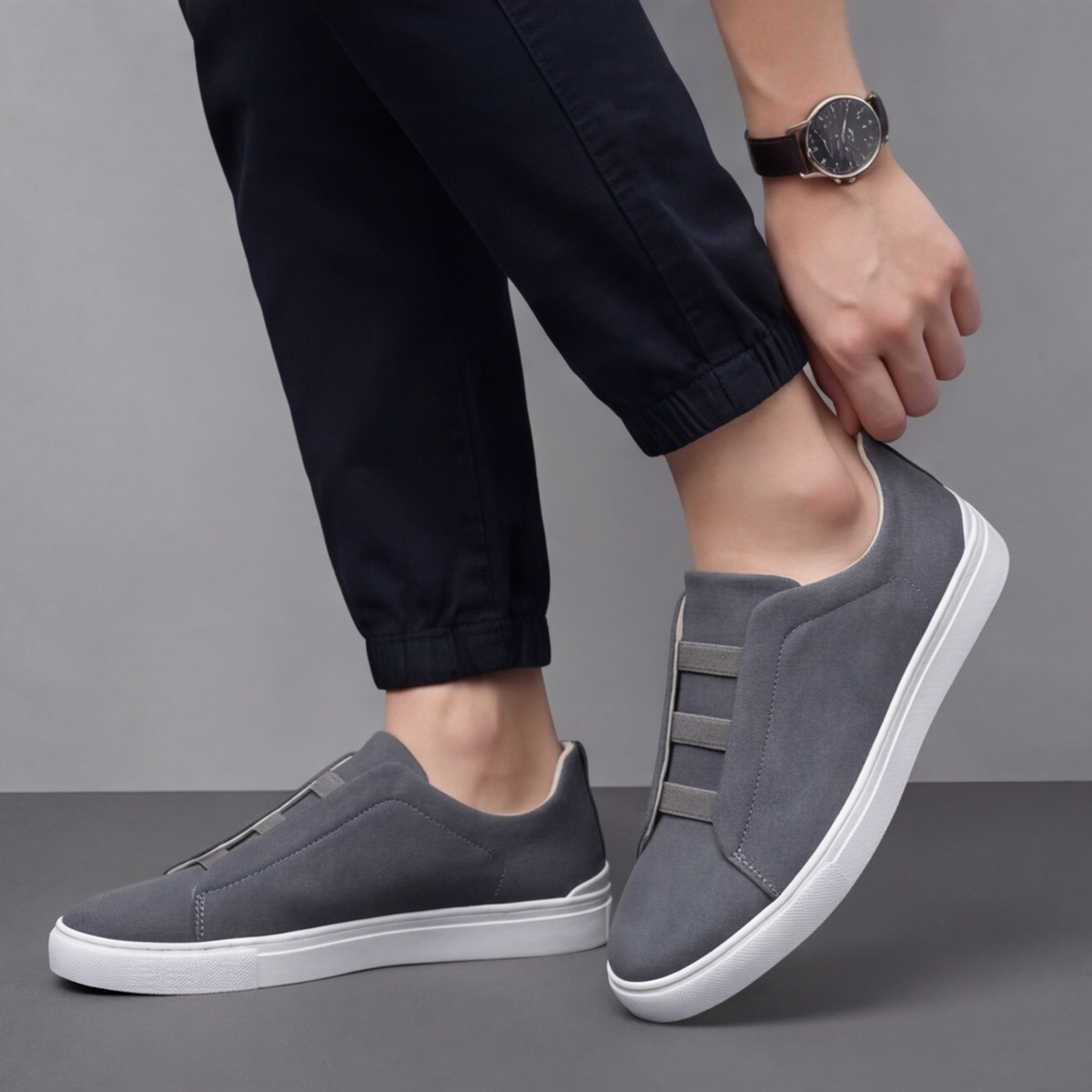 Chelsea Canvas Slip-On Sneakers